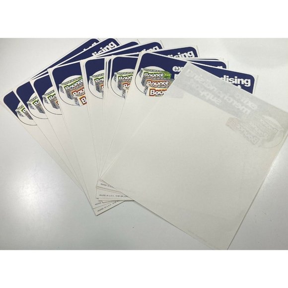 Vintage 80s Bounce Fabric Softener Dryer Sheets Printer Paper Stationary TV Prop - Picture 4 of 5